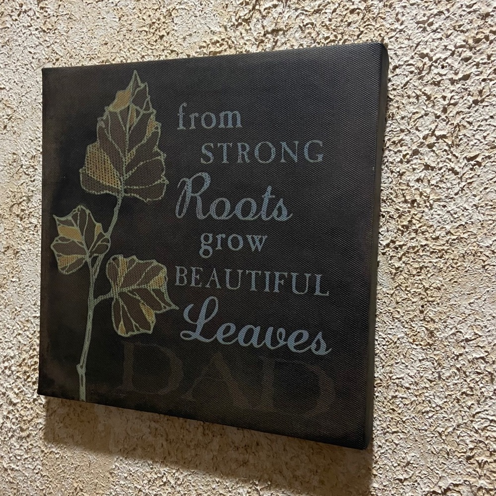From Strong Roots Canvas Wall Hanging